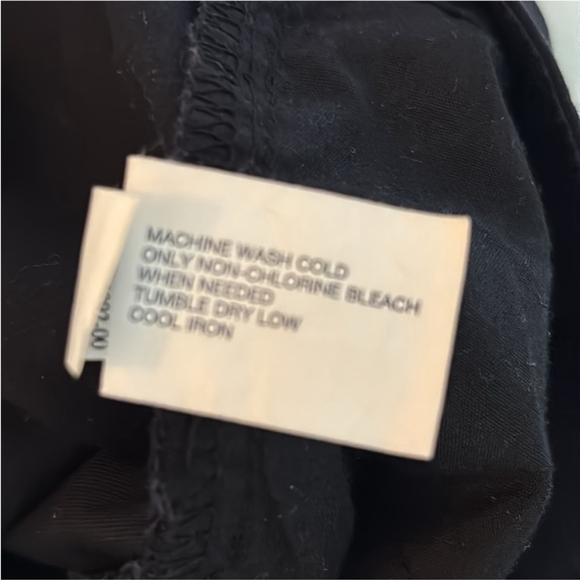 GAP black Bermuda shorts chino shorts 4 pockets size 12 cotton blend 11" inseam - Picture 5 of 12